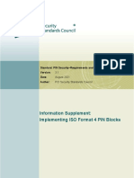 Implementing ISO Format 4 PIN Blocks Information Supplement