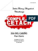 Programa Dia Del Cariño Cetach 2023