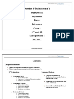 Dossier D'évaluation N1 4em
