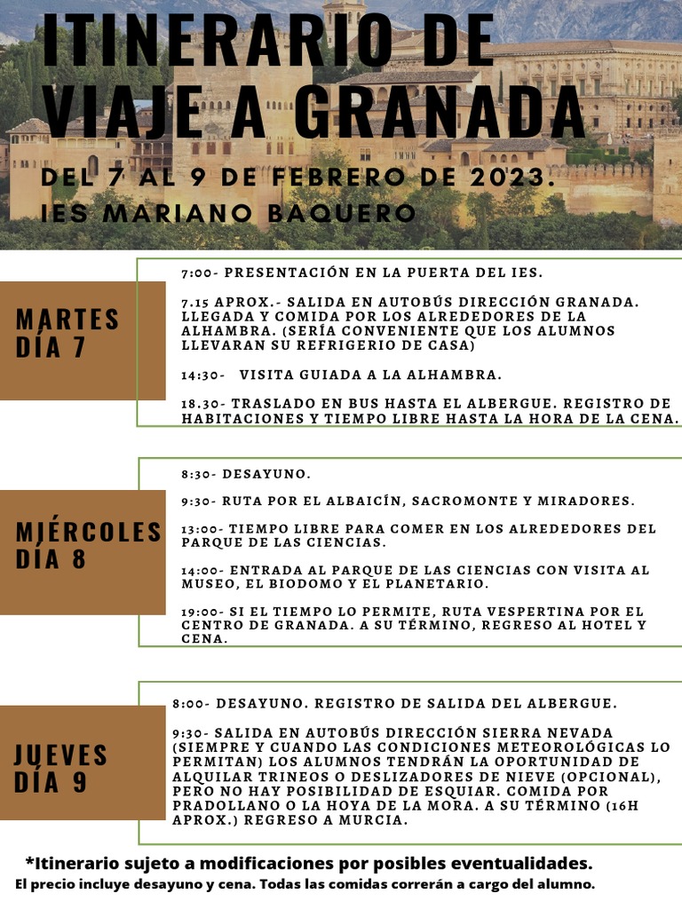 Itinerario Granada MB PDF