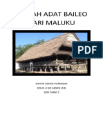 Rumah Adat Baileo Dari Maluku