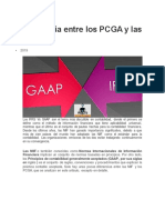 Diferencia Entre Los PCGA y Las NIIF