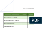 Matriz de Testeo - Mision - Vison - Valores - Rev Aa