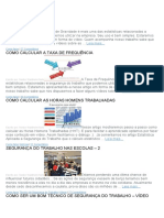 A Taxa de Gravidade É Mais Uma Das Estatísticas Relacionadas A Segurança Do Trabalho Que Podemos Utilizar Na Empresa