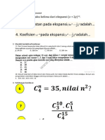 Soal Kaidah Pencacahan