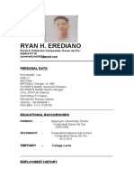 CV Ryan Erediano Davao de Oro Banana Plantation Welding