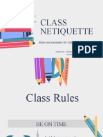 Class Netiquette