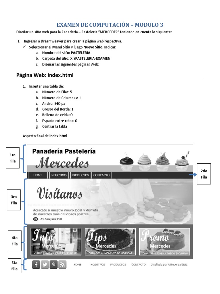 Examen de Computación-3-2017 | PDF | Página web | Informática