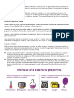 Properties of Matter