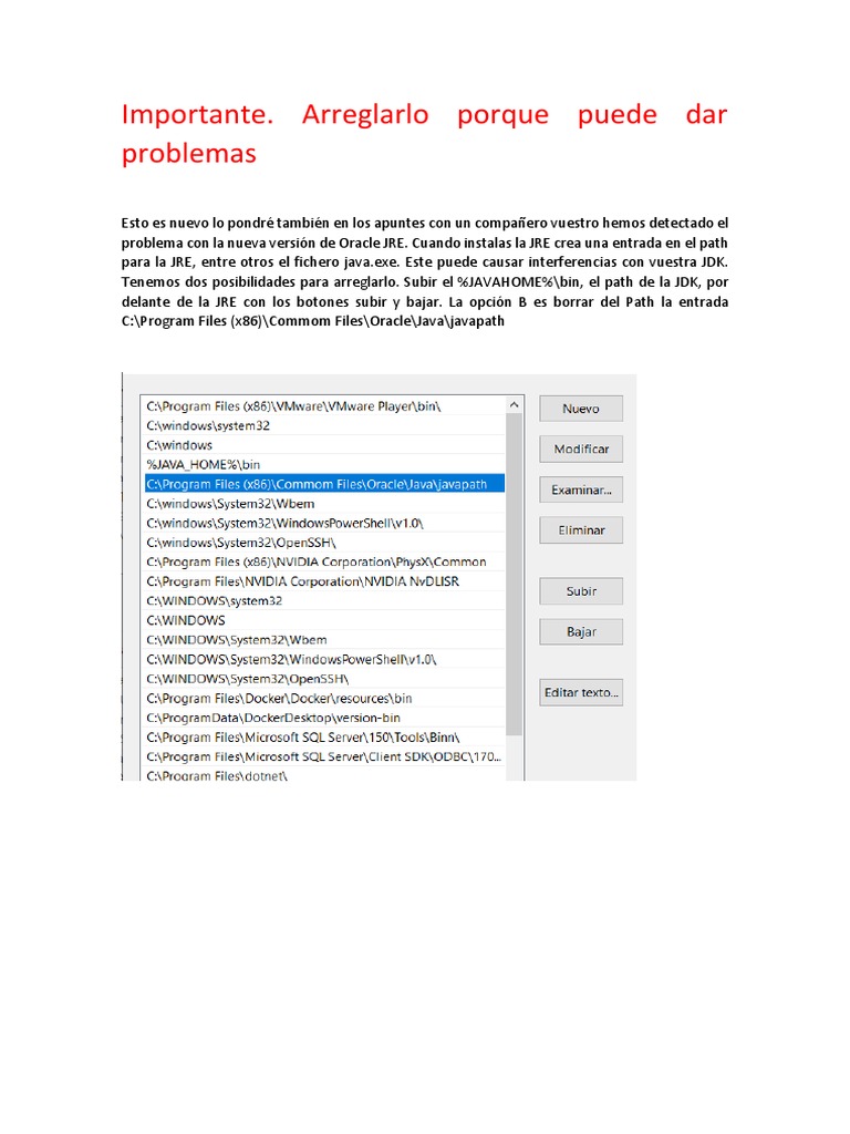 Solución a error de instalación de Java | PDF