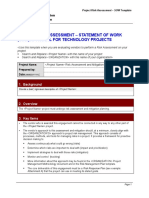 Risk Assessment SOW Template