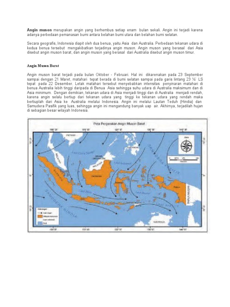 Praktik Ips Membuat Peta Angin Muson | PDF