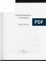 Classical Japanese A Grammar by Haruo Shirane