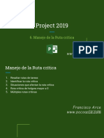 Gestión de la ruta crítica en Project 2019