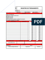 Ficha de Treinamento