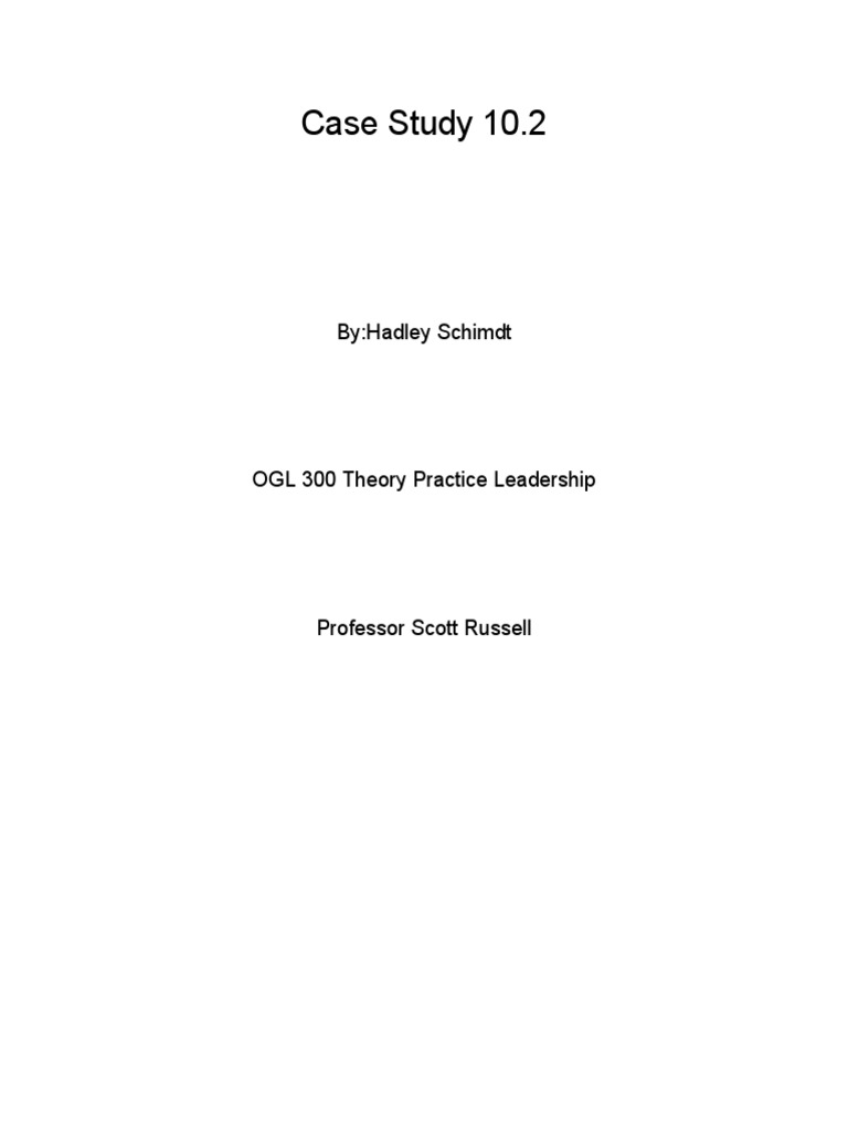 Case Study 10 | PDF