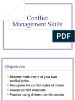 Conflict Management Skills