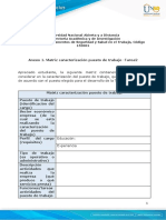 Anexo 1 - Matriz Caracterización Puesto de Trabajo - Tarea 2