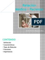 Relacion médico . paciente