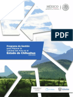 Libro Programa de Gestión para Mejorar La Calidad Del Aire en El Estado de Chihuahua 2016-2025