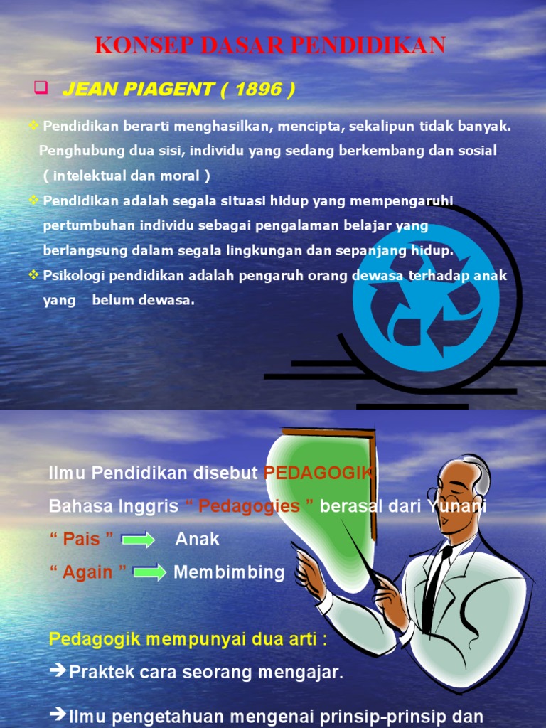 Konsep Dasar Pendidikan dan Teorinya | PDF