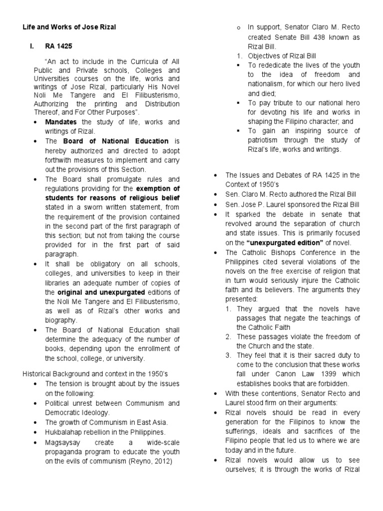 Understanding Jose Rizal's Legacy | PDF