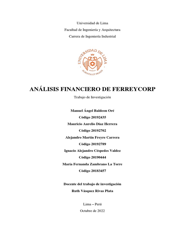 Trabajo Análisis Financiero | PDF | Liquidez de mercado | Deuda