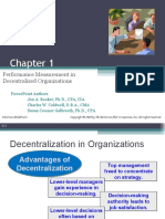 Chapter 1performance Measurement in Decentralized Organization