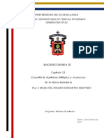 Creación de Depósitos Multiples y El Proceso de La Oferta Monetaria, Capitulo 13