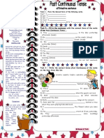 Past Continuous Tenseaffirmative Sentences With GR Grammar Guides - 13572