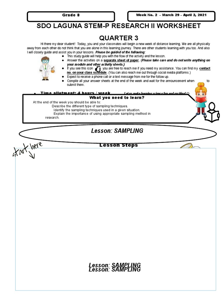 LC 3 | PDF | Sampling (Statistics) | Statistics