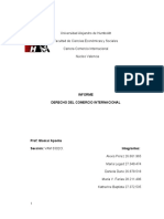 Informe Derecho Comercio Internacional