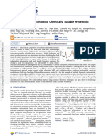 Bulk Metamaterials Exhibiting Chemically Tunable Hyperbolic Responses