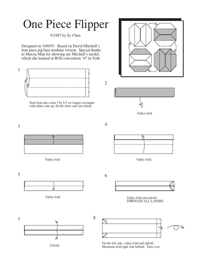 Flipper | PDF | Origami | Paper Folding