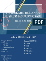 Pralokmin Bulanan Puskesmas Purwosari