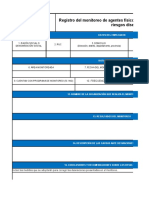 Registro de monitoreo de riesgos laborales