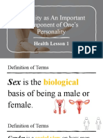 Gender and Sexuality Health Lesson