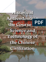 Historical Antecedents in The Course of Science and Technology of The Chinese Civilization