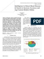 Using Artificial Intelligence To Detect Heart Disease Analysis of Grid Search To Increase Accuracy and Deploying Custom Models Online