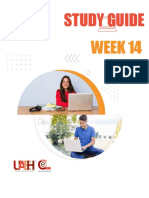 Week 14 E - 3 Study Guide A2.1