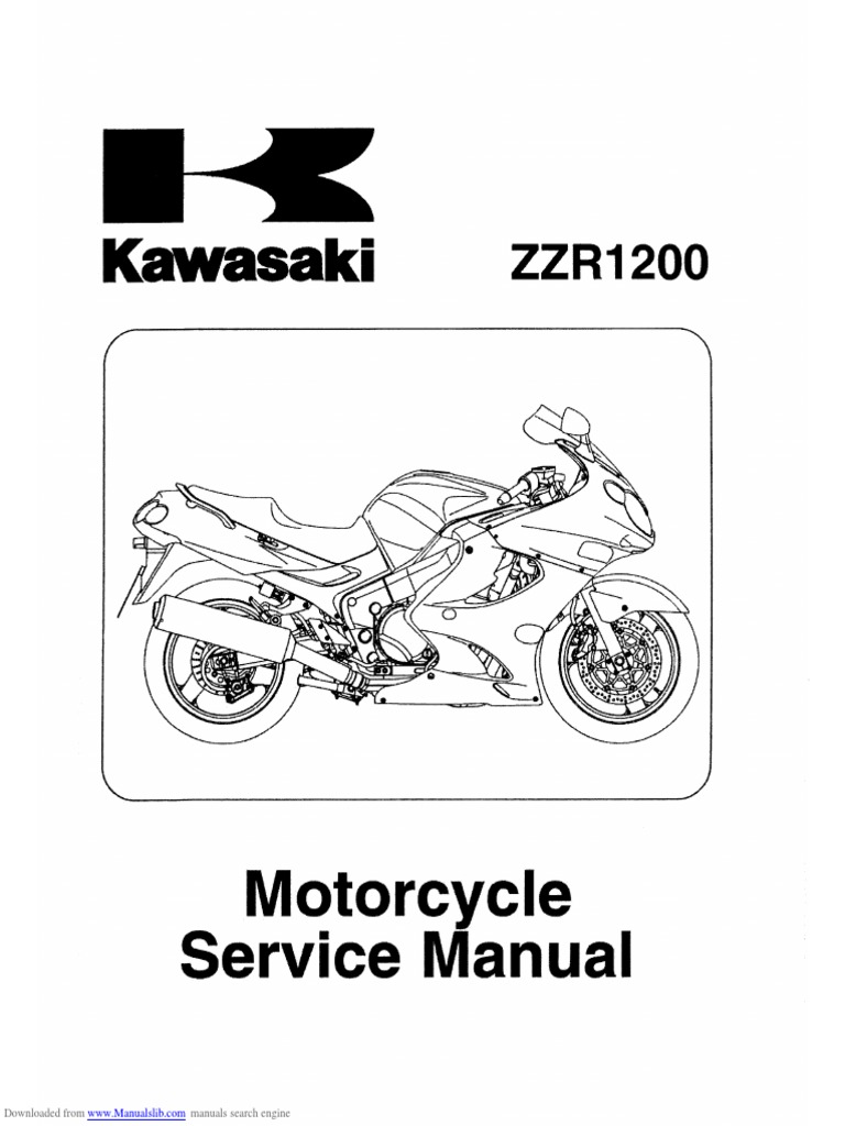 Kawasaki ZZR1200 サービスマニュアル Kawasaki ZZR 1200 Service Manual | PDF | Web Development