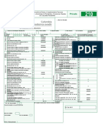 Formulario 210 Sistema Cedular