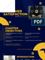 Lesson 3. Customer Satisfaction