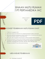 Pembinaan Mutu Rumah Sakit PT Pertamedika Rev 01