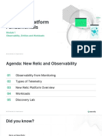 Platform Fundamentals - Observability, Entities, & Workloads (Module 1)