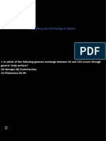 Breathing and Exchange of Gases Chapter Summary