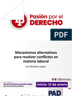 Mecanismos Alternativos para Resolver Conflictos en Materia Laboral PDF Gratis