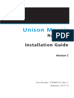 Unison Mosaic Hardware InstallGuide RevC