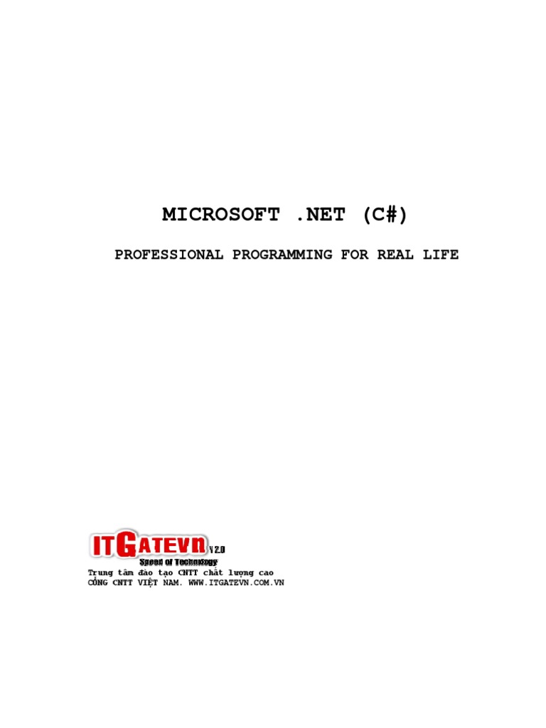 NET 3.5 Professional Course | PDF