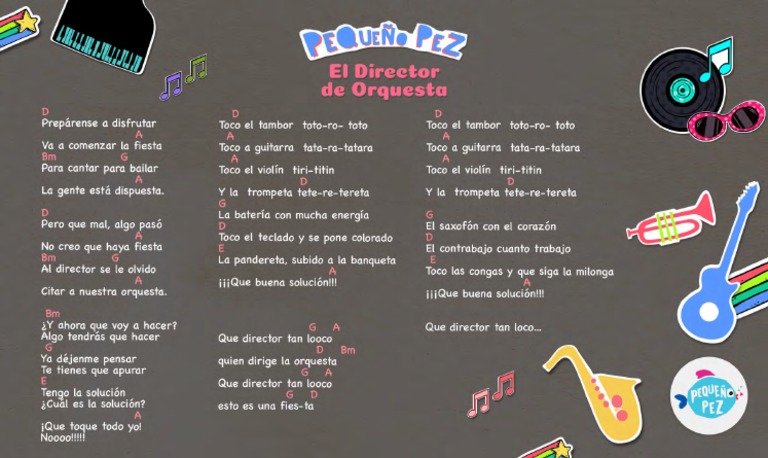 El Director de Orquesta - Letras - y - Acordes | PDF